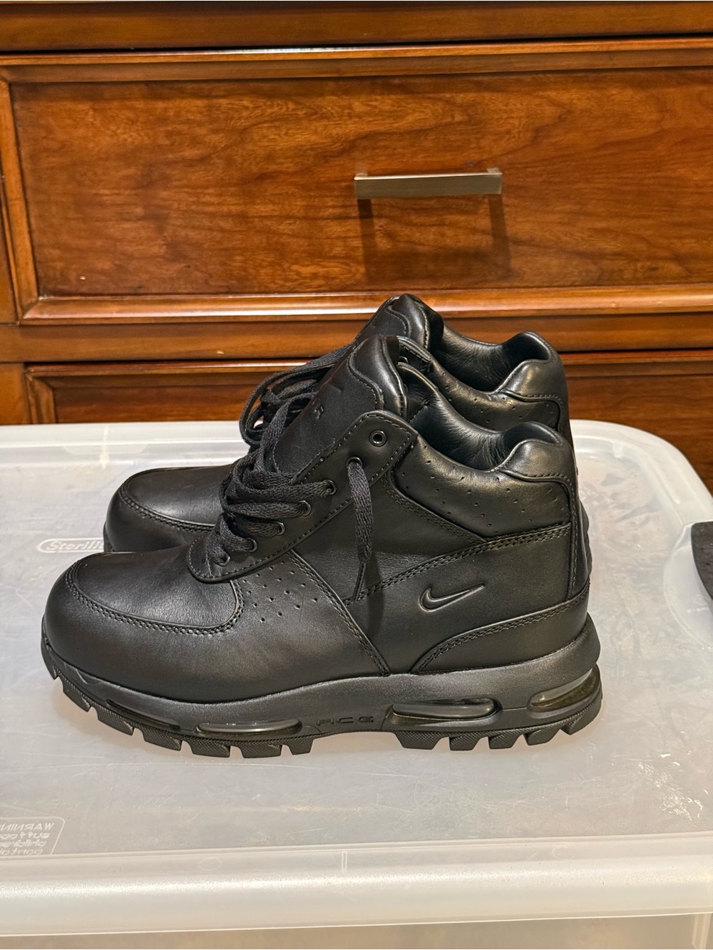 Nike Air Max Goadome ACG boots, triple black